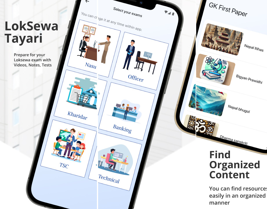 Team Sandesh — Loksewa Tayari App — built by Rohan Paudel at Saral Apps